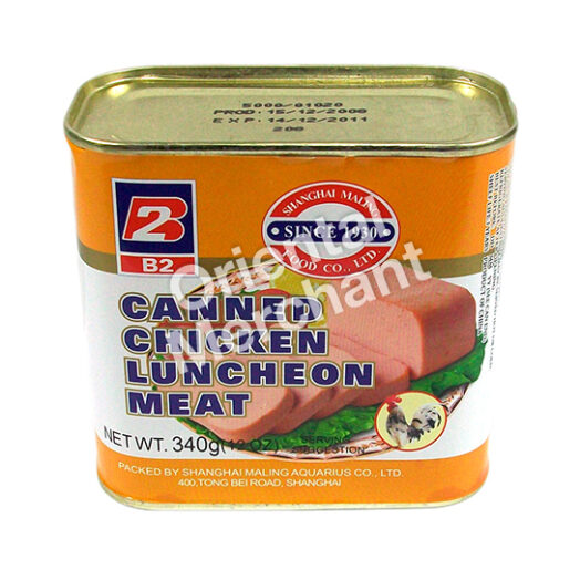 B2 Canned Chicken Luncheon Meat 340g - Oriental Merchant