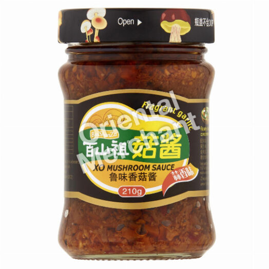 Bai ShanZu XO Mushroom Sauce (Fragrant Garlic) 210g - Oriental Merchant