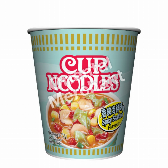 NISSIN CUP NOODLE SPICY SEAFOOD 72G