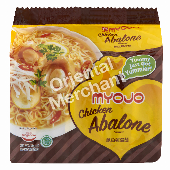 Myojo Chicken Abalone Noodles 79gx5packs