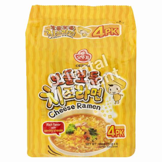 Ottogi Cheese Ramen 111gx4packs