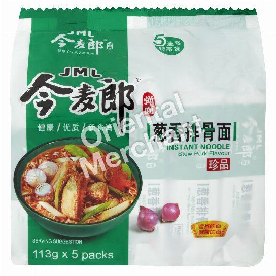 Jinmailang Instant Noodle (Stew Pork Flavour) 113gx5packs