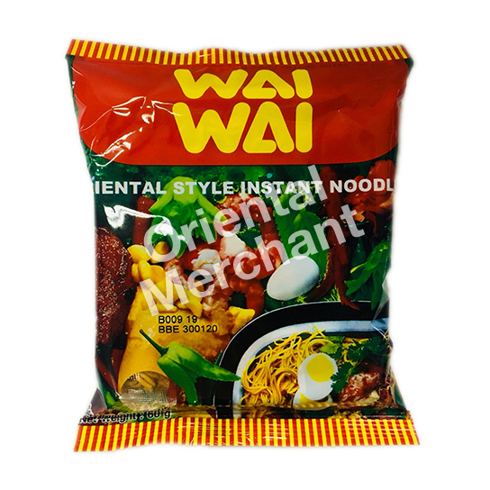 Wai Wai Brand Oriental Style Instant Noodles 60g