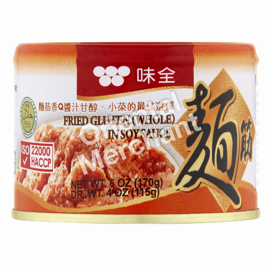 Wei Chuan Fried Gluten (Whole) in Soy Sauce 170g