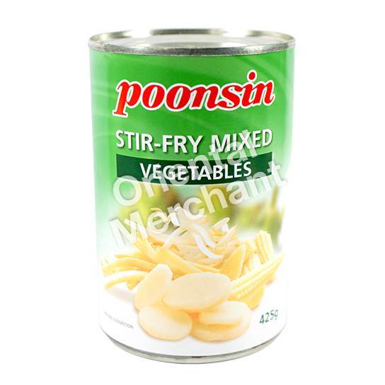 Poonsin Stir-Fry Mixed Vegetables 425g