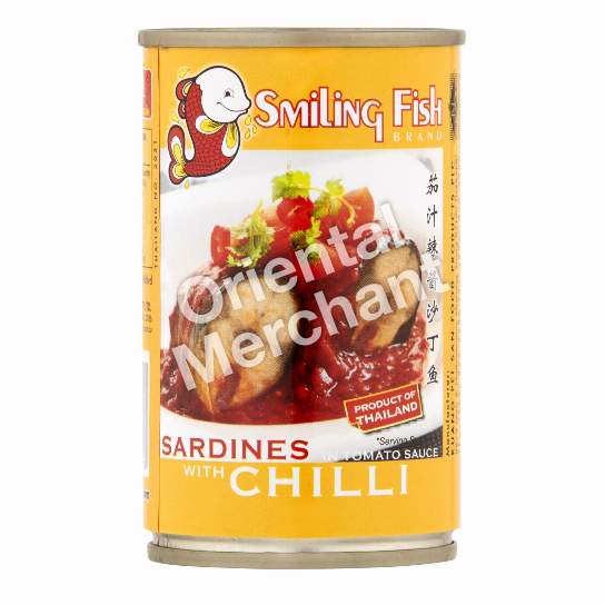 Smiling Fish Brand Sardines in Tomato Sauce with Chilli 155g