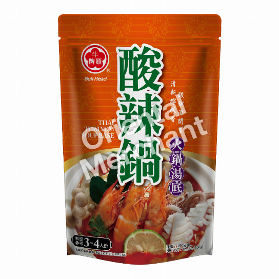 BULLHEAD HOTPOT S/BASE TOM YUM 350G