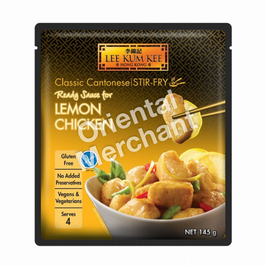 Lee Kum Kee Ready Sauce for Lemon Chicken Gluten Free 145g