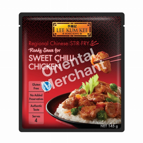 Lee Kum Kee Ready Sauce for Sweet Chilli Chicken Gluten Free 145g