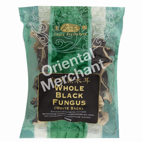 Jade Phoenix Whole Black Fungus (White Back) 100g