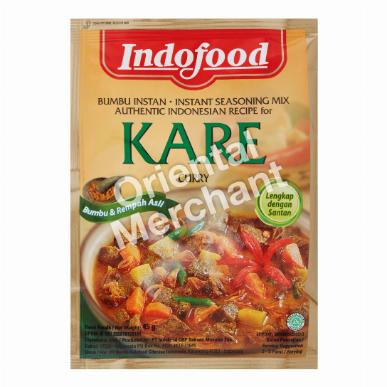 Indofood Instant Seasoning Mix for Kare (Curry) 45g