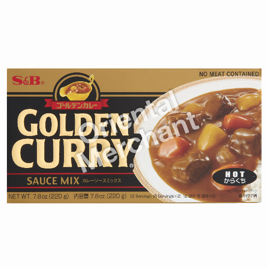 S&B Golden Curry (Hot) 220g