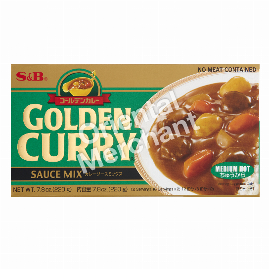 S&B Golden Curry (Medium Hot) 220g