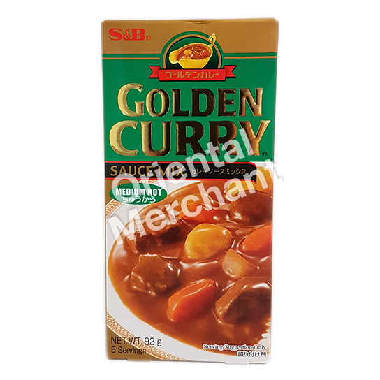 S&B Golden Curry (Medium Hot) 92g