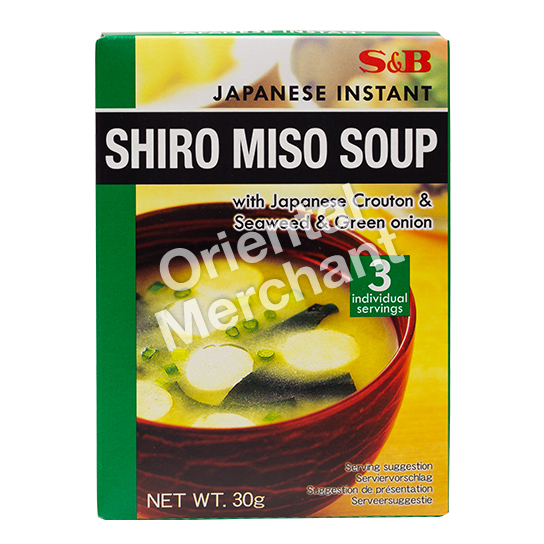 S&B Japanese Instant Shiro Miso Soup 10gx3packs