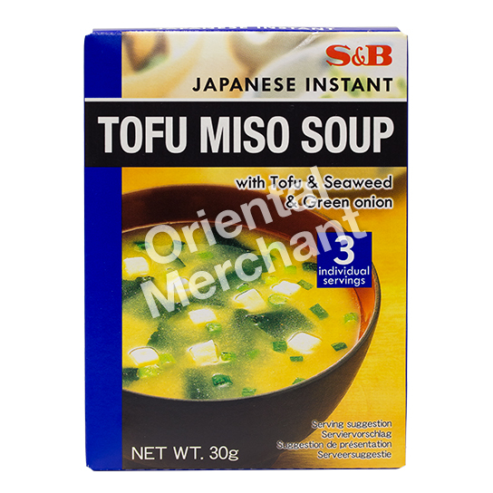 S&B Japanese Instant Tofu Miso Soup 10gx3packs