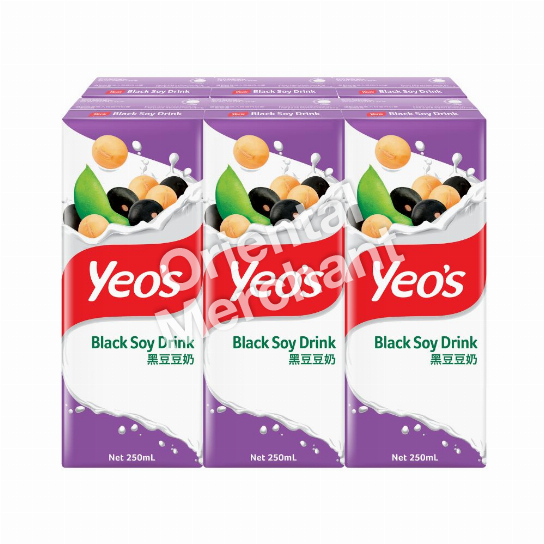 Yeo's Black Soy Milk 250mLx6packs