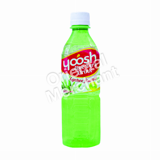 Yoosh Aloe Vera Drink (Lychee Flavour) 500mL