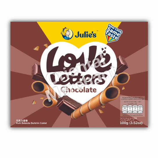 JULIES CRM WFR ROLL CHOCO 100G