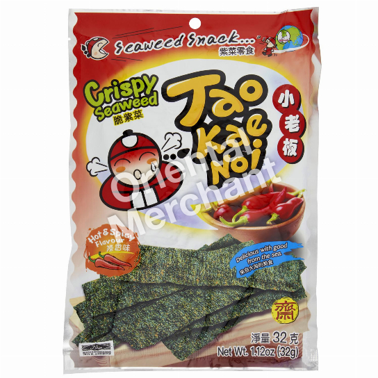 Tao Kae Noi Crispy Seaweed (Hot & Spicy Flavour) 32g