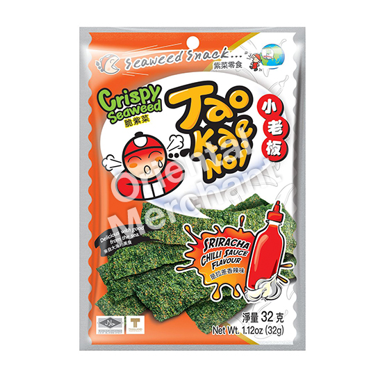 Tao Kae Noi Crispy Seaweed (Sriracha Chilli Sauce Flavour) 32g
