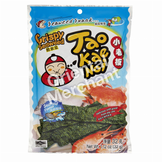 Tao Kae Noi Crispy Seaweed (Seafood Flavour) 32g