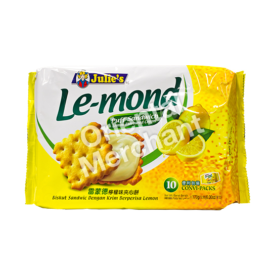 Julie's Le-mond Puff Sandwich (Lemon Flavoured Cream) 170g