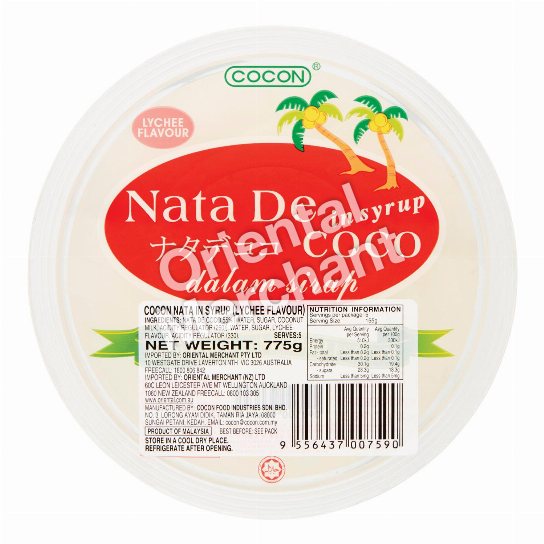 Cocon Nata De Coco in Syrup Lychee Flavour 775g