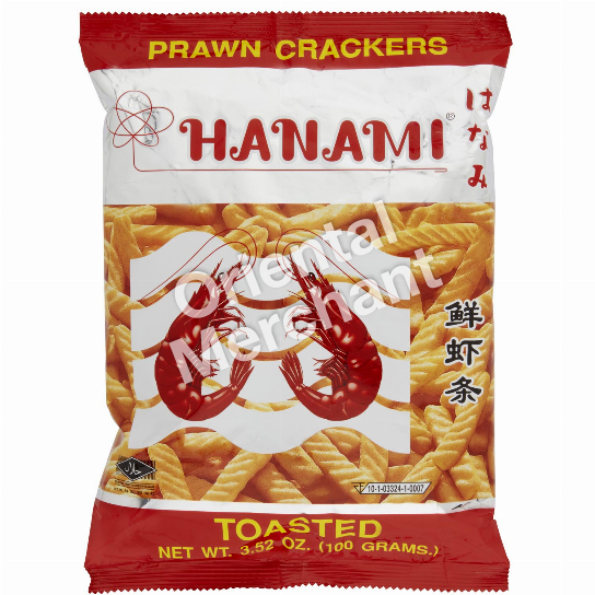 Hanami Toasted Prawn Crackers 100g