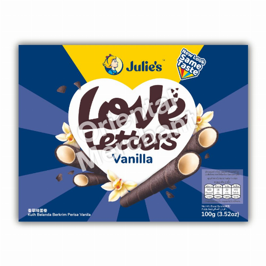 JULIES CRM WFR ROLL VANILLA 100G