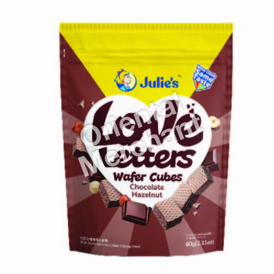 Julie's Wafers (Chocolate Hazelnut) 60g
