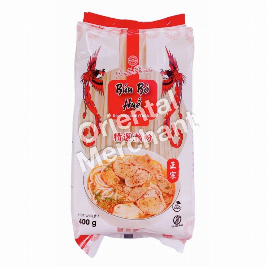 DOUBLE PHOENIX THICK RICE VERMICELLI BUN BO HUE 400G