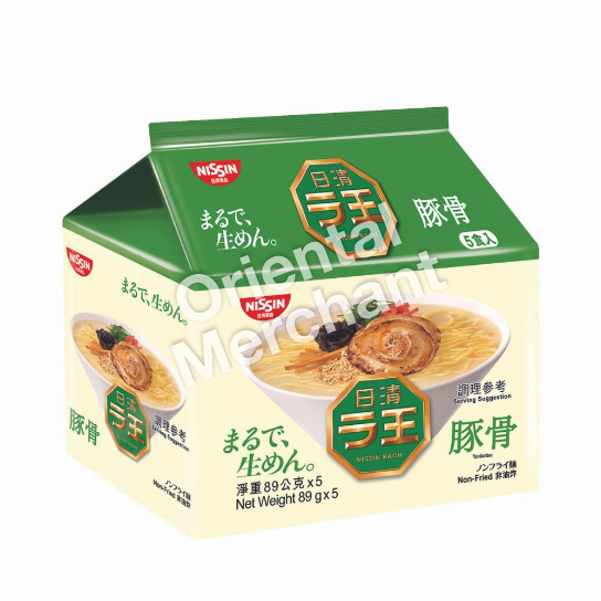 NISSIN RAOH TONKOTSU NDL 5PK 89G
