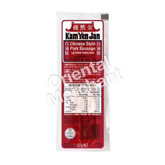 KYJ CHINESE PORK SAUSAGE 127G