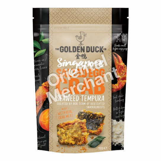 The Golden Duck Salted Egg Crab Seaweed Tempura 102g