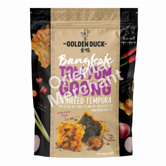 The Golden Duck Tom Yum Goong Seaweed Tempura 102g