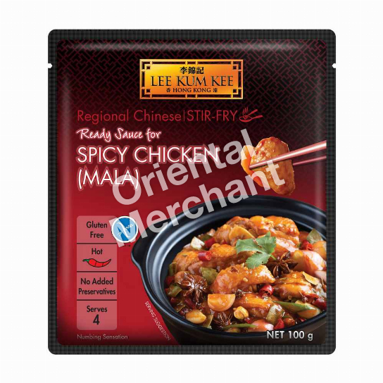 LEE KUM KEE Ready Sauce for Spicy Chicken (Mala) Gluten Free 100g