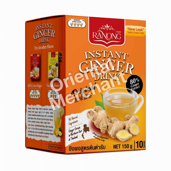 Ranong Tea Instant Ginger Drink Original 150g