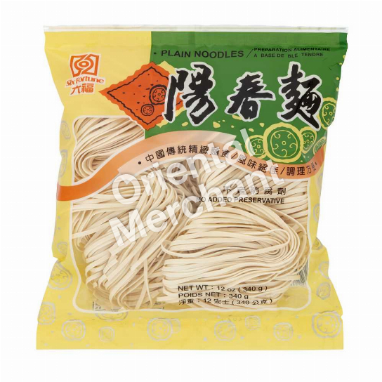 Six Fortune Plain Noodle 340g