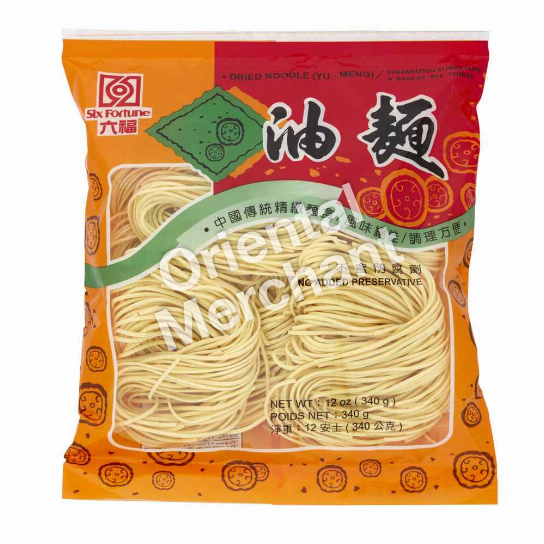 Six Fortune Dried Noodle (Yu-Meng) 340g