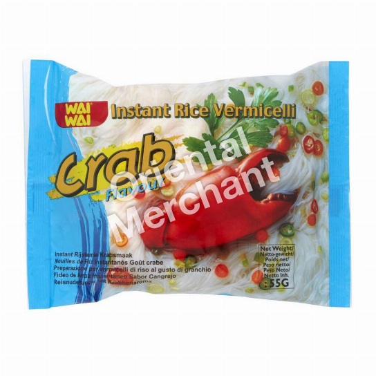 Wai Wai Brand Instant Rice Vermicelli (Crab Flavour) 55g