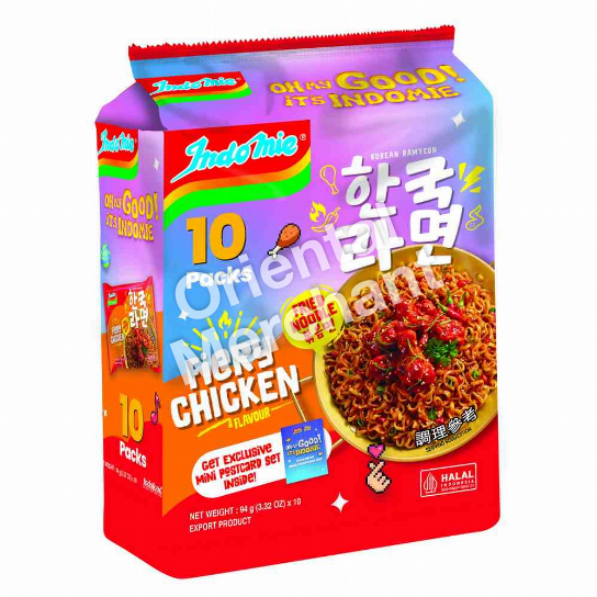 Indomie Korean Ramyeon Fiery Chicken Flaovur 10x94g