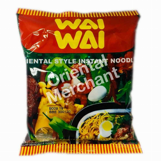 Wai Wai Brand Oriental Style Instant Noodles 60g
