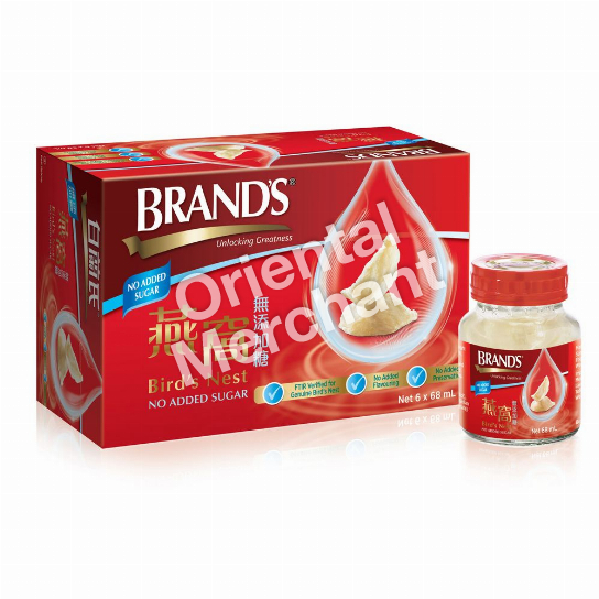 BRAND'S Bird's Nest No Added Sugar 6x68mL