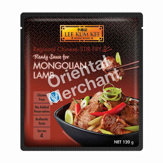 Lee Kum Kee Ready Sauce for Mongolian Lamb Gluten Free 120g