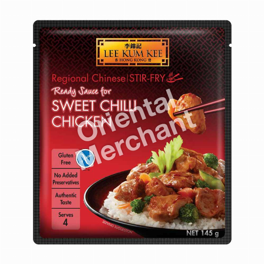 Lee Kum Kee Ready Sauce for Sweet Chilli Chicken Gluten Free 145g