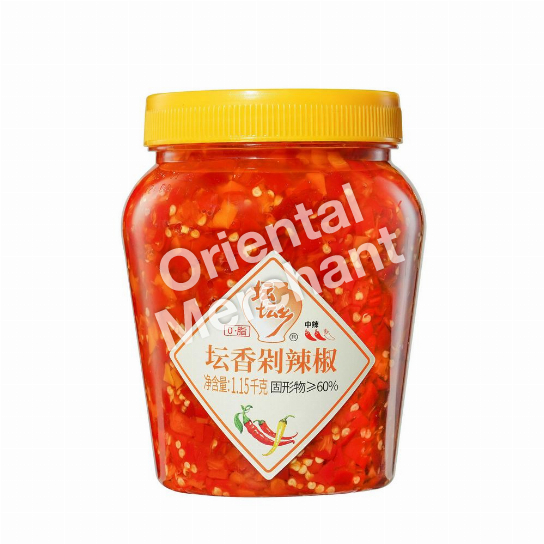 Tan Tan Xiang Red & Yellow Chilli in Brine 1.15kg
