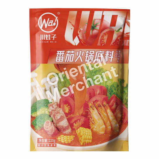Chuan Wa Zi Tomato Flavour Hot Pot Seasoning Sauce 220g