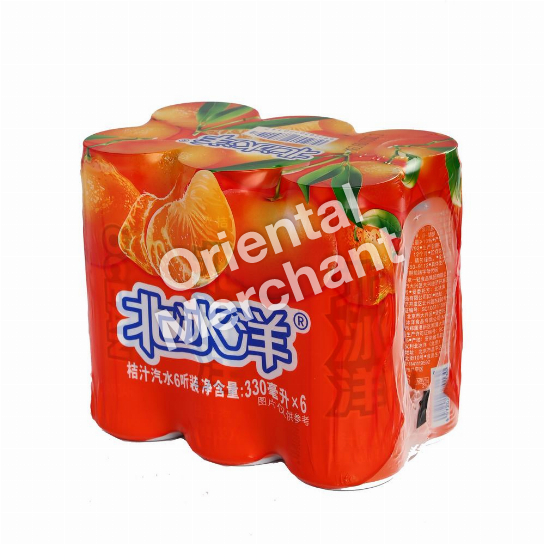 Arctic Ocean Mandarin Flavoured Soda 330mL 6PK