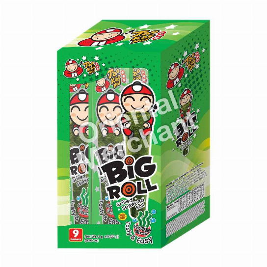 Tao Kae Noi Big Roll Grilled Seaweed Roll (Classic Flavour) 3gx9packs